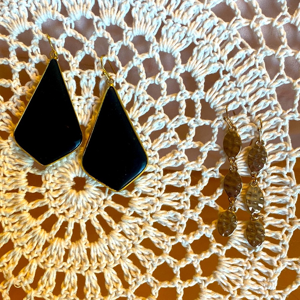 Gold Earring Set